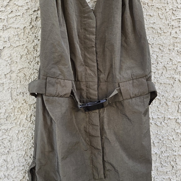 Urban Outfitters Cameron Nylon Belted Halter Jumpsuit - Picture 4 of 10